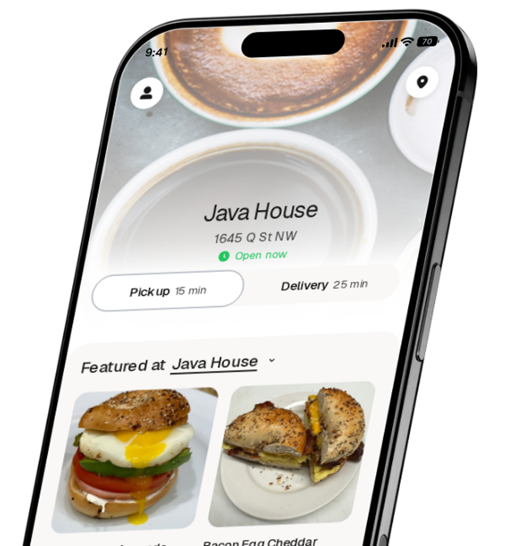 Java House app preview